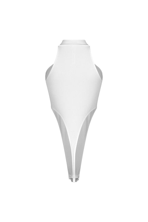 Edgeform Ribbed Zip Bodysuit