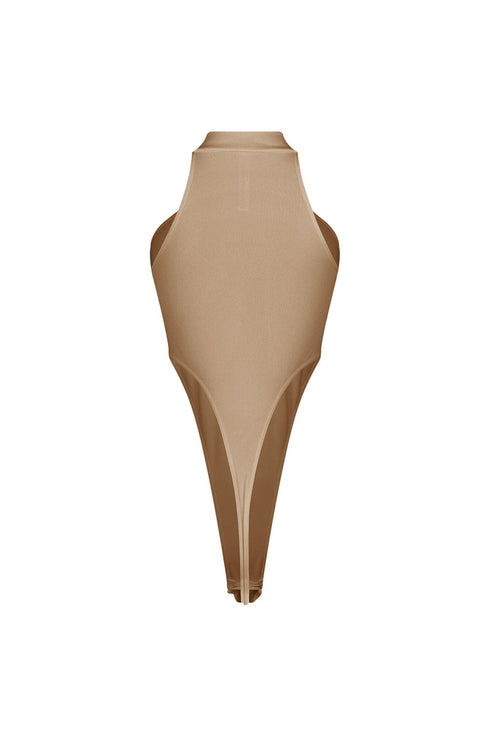 Edgeform Ribbed Zip Bodysuit