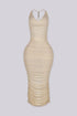 The Audra Drape Midi Dress