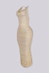 The Audra Drape Midi Dress