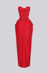 Hollywood Draped Midi Dress