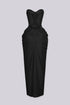 Hollywood Draped Midi Dress