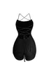 On the Move Ribbed Tank Strappy Romper