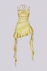 Renee Satin Cowl Neck Mini Dress