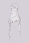 Renee Satin Cowl Neck Mini Dress