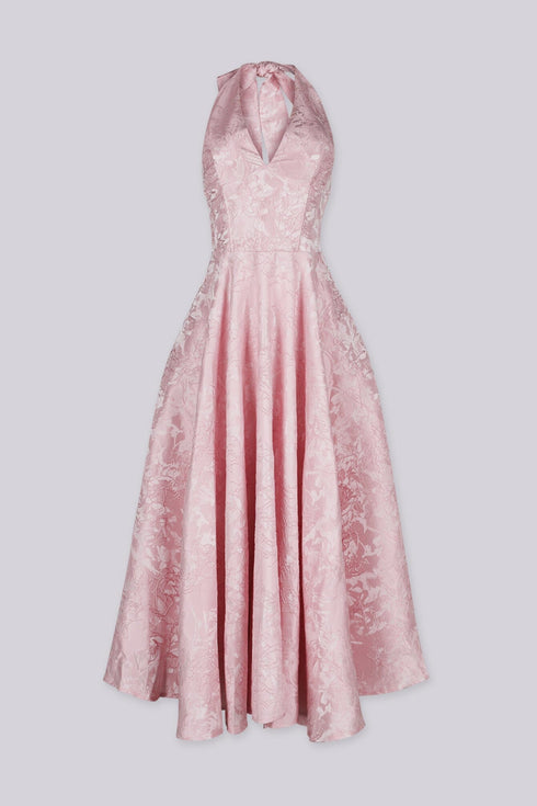 Fairy Tale Halter Neck Midi Dress