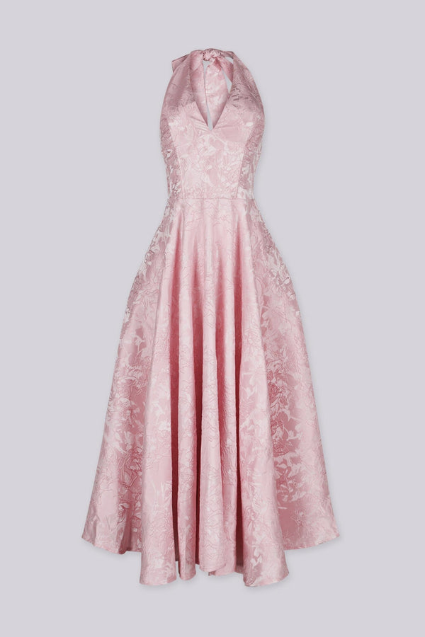 Fairy Tale Halter Neck Midi Dress