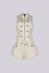 Yamika Military Chic Vest & Shorts SET