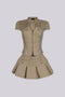 Yvette Military Chic Top & Skirt SET