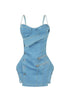 Yulia Tank Denim Mini Dress