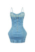 Yulia Tank Denim Mini Dress