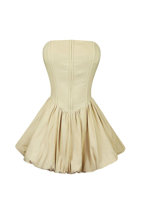 Strong Love Strapless Bubble Mini Dress