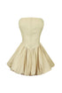 Strong Love Strapless Bubble Mini Dress