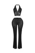 Backstage Lace Halter Top & Pants SET