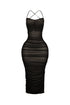 Body Talk Ruched Midi Dress