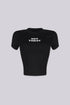 Not Today Graphic Baby Crop Tee
