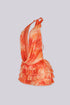 Tangerine Tie Dye Ruffle Romper