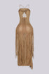 Cabo Crochet Fringe Cutout Maxi Dress