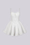 Santorini Lace Corset Skater Mini Dress