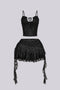 Versailles Lace Cami & Ruffle Skirt SET
