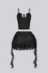 Versailles Lace Cami & Ruffle Skirt SET