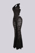 Flamenco Lace Halter Top & Flare Pants SET