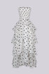 Dotty Smocked Tiered Midi Dress
