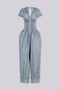 Santorini Washed Denim Balloon Jumpsuit