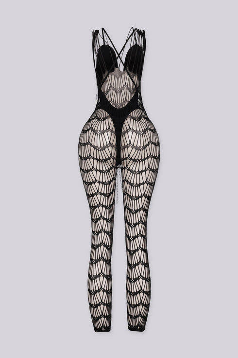 Venom Web Chain Jumpsuit