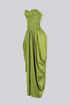 Harem Draped Strapless Jumpsuit