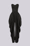 Harem Draped Strapless Jumpsuit