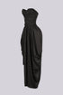 Harem Draped Strapless Jumpsuit