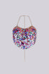 Mermaid Scale Chain Sequin Crop Top