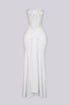 Snow Crystal Sweetheart Maxi Dress