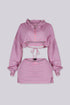 Candy Stripe Zip Hoodie & Shorts SET