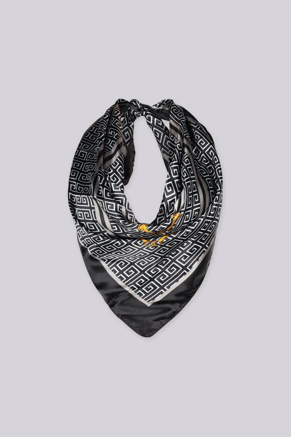 Medusa Multiwear Border Trim Scarf