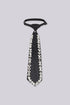 Old Money Pearl Embellished Necktie