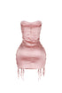 Sephora Satin Lace Up Mini Dress
