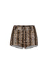 Berlin Snake PU Shorts