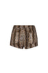 Berlin Snake PU Shorts