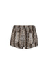 Berlin Snake PU Shorts