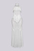 Ibizanh Cut Out Halter Maxi Dress
