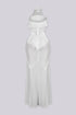 Ibizanh Cut Out Halter Maxi Dress