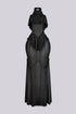 Ibizanh Cut Out Halter Maxi Dress