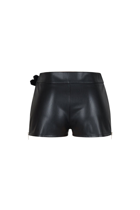 Detroit Faux Leather Shorts