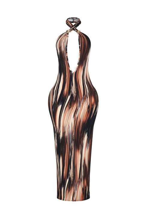 Cedar Cut Deep V Maxi Dress