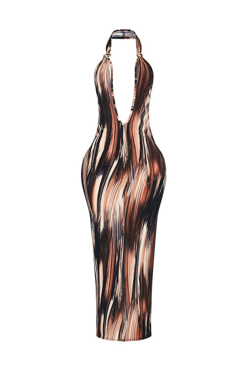 Cedar Cut Deep V Maxi Dress