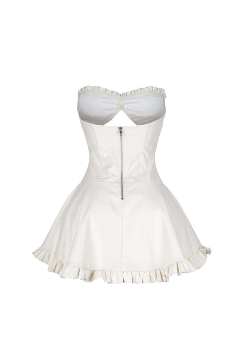 Oslo Faux Leather Mini Dress