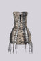 Wild Cat Lace Up Mini Dress