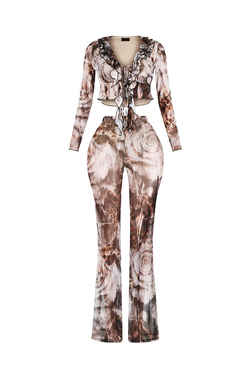 Whimsy Flare Top & Pants SET